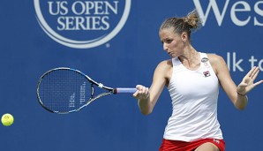 Karolina Pliskova kam nach dem Regen der schnelle Belag zu Gute