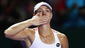 Angelique Kerber gewann auch ihr drittes Gruppenmatch