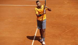 Beim ATP-Masters in Rom wurde Tennis-Profi Nick Kyrgios in der zweiten Runde disqualifiziert.