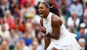 Marschierte mit einer Machtdemonstration ins Viertelfinale von Wimbledon: Serena Williams.