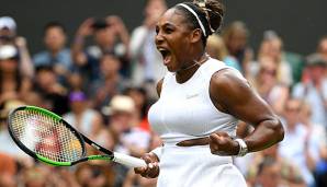 Serena Williams steht im Halbfinale von Wimbledon.