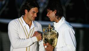 In einem legendären Finale setzte sich Rafael Nadal 2008 gegen Roger Federer durch.