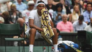 Wimbledon 2016: Kyrgios bezeichnete sein Team als "zurückgeblieben". Sein Anhang hatte ihn für sein Empfinden nicht gut genug angefeuert. Später entschuldigte er sich mit den Worten: "Manchmal bin ich einfach eine Pest."