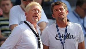 Boris Becker und Bundestrainer Michael Kohlmann.