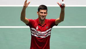 Novak Djokovic hat Serbien zum Auftaktsieg beim Davis Cup geführt.