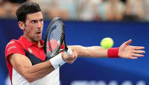 Novak Djokovic steht mit seinen Serben im Halbfinale beim ATP Cup.