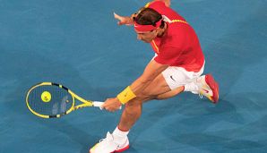 Rafael Nadal hat mit Spanien sein Auftaktspiel gewonnen.