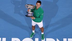 Novak Djokovic hat erneut die Australian Open gewonnen.