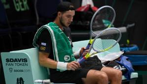 Jan-Lennard Struff beim Davis Cup in Innsbruck.