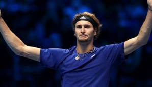 Alexander Zverev steht erneut im Finale der ATP-Finals.