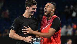 Nick Kyrgios hat bei den Australian Open im Doppel gewonnen.