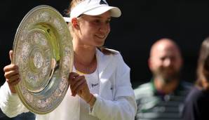 Jelena Rybakina gewann in Wimbledon ihren erst dritten Titel auf der WTA-Tour überhaupt.