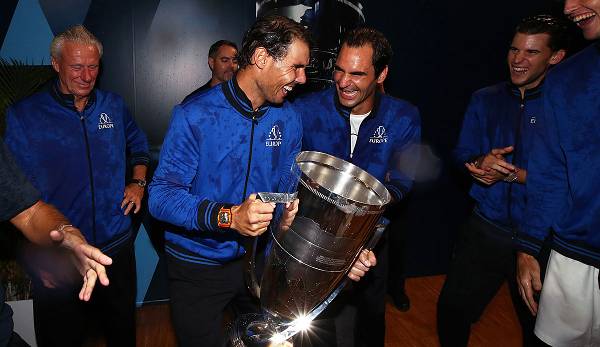 Roger Federer und Rafael Nadal gewannen 2019 zusammen den Laver Cup.