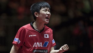 Tomikazu Harimoto steht im Viertelfinale