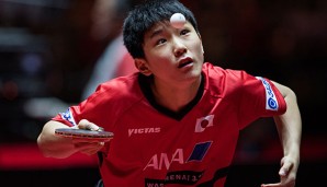 Tomokazu Harimoto gilt schon länger als das vielversprechendstes Tischtennis-Talent
