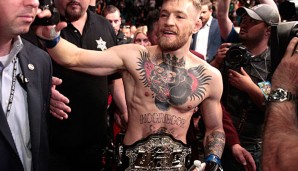 Conor McGregor ist der zweite Champion der UFC im Federgewicht
