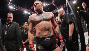 Conor McGregor beim Kampf gegen Diaz im März