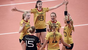 Die deutschen Volleyballerinnen dürfen sich über die Teilnahme an der EM-Endrunde 2017 freuen