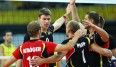 Die deutsche Volleyball-Nationalmannschaft besiegt Belgien in einem Freundschaftsspiel