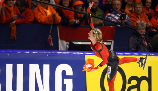 Im Januar 2009 gewann Claudia Pechstein die EM-Goldmedaille im Mehrkampf