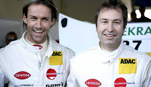 Sven Hannawald mit Heinz-Harald Frentzen