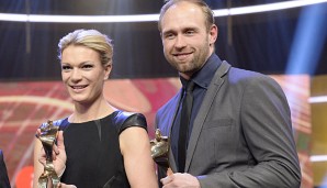 Maria Höfl-Riesch und Robert Harting sind die deutschen Sportler des Jahres