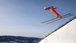 Das deutsche Skisprung-Team holte sich die Silbermedaille