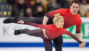 Aljona Savchenko und Bruno Massot müssen eine Trainingspause einlegen