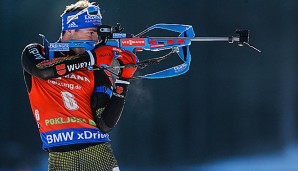 Simon Schempp und die DSV-Staffel landeten in Pokljuka auf dem dritten Rang