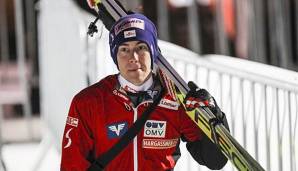 Stefan Kraft holte sich den ersten platz beim Skispringen in Lillehammer.
