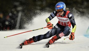 Mikaela Shiffrin hat die Wertung im Riesenslalom mit Abstand gewonnen.