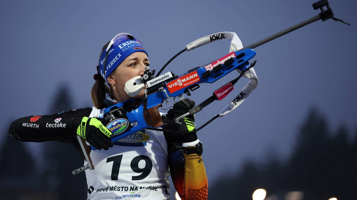 Franziska Preuß geht als Sechste in die WM-Verfolgung der Frauen.