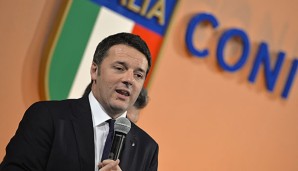 Matteo Renzi verkündet die Olympiabewerbung Italiens mit Rom