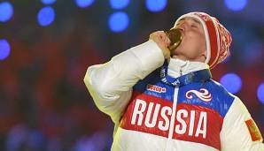 Alexander Legkow holte bei den Olympischen Winterspielen 2014 die Goldmedaille im Langlauf über 50 Kilometer
