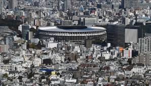Das Olympiastadion in Tokio wird als Austragungsstätte für die Leichtathletik, Fußball und die Eröffnungsfeier sowie Schlussfeier verwendet und bietet 68.000 Zuschauern Platz.
