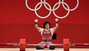 Gewichtheber Fares El-Bakh hat am Samstag das erste Olympiagold für Katar gewonnen.