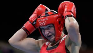 Auch Boxerin Nadine Apetz hatte nur einen kurzen Auftritt bei Olympia.