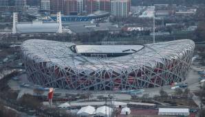 Das Nationalstadion Peking dient unter anderem bei der Eröffnung der Olympischen Winterspiele.