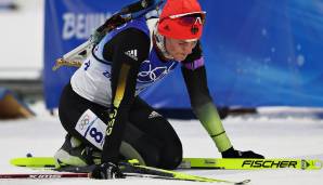 Die einzige Inhaberin einer Olympia 2022-Goldmedaille im deutschen Biathlon-Kader: Denise Herrmann.