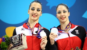 Die Schwestern Anna-Maria und Elrini-Marina Alexandri widmeten ihre Medaillen jemand anders
