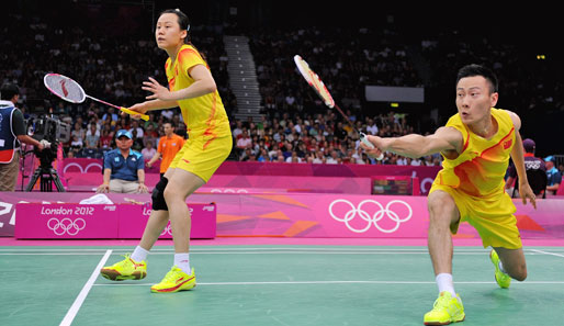 Locker in zwei Sätzen sicherten sich Zhang Nan und Zhao Yunlei den Sieg im Finale