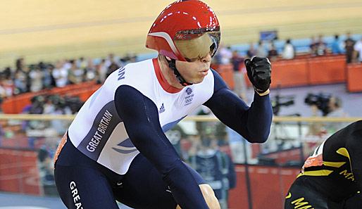 Unschlagbar: Chris Hoy gewann seine zweite Goldmedaille in London