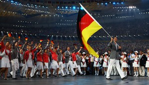 Dirk Nowitzki durfte 2008 in Peking die deutsche Fahne tragen