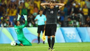 Nils Petersen scheiterte als einziger DFB-Spieler im Elfmeterschießen