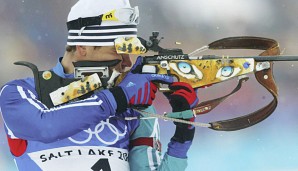 Ole Einar Björndalen gewann bei den Spielen in Salt Lake City vier Goldmedaillen