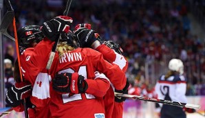 Die Damen setzten die kanadische Dominanz im Eishockey fort