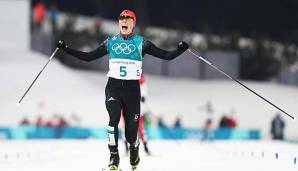 Eric Frenzel holte Gold im olympischen Einzel-Wettbewerb von der Normalschanze.