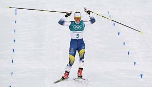 Die Skilangläuferin Charlotte Kalla holt erstes Gold der Winterspiele von Pyeongchang.