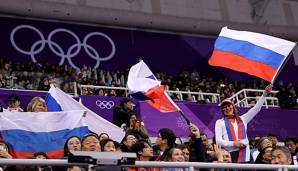 Die russischen Athleten könnten bei der Abschlussfeier doch die Flagge ihres Landes tragen.