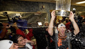 Die San Francisco Giants ließen es nach Game 7 richtig krachen